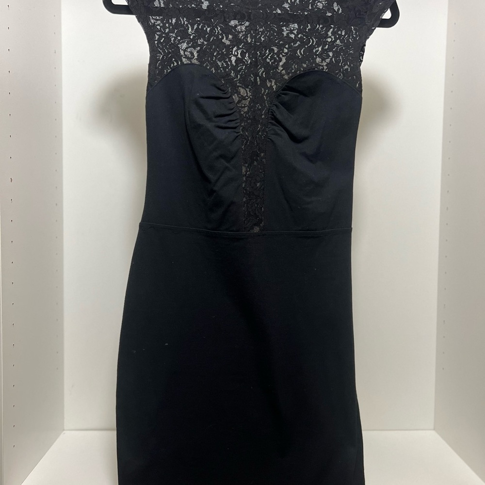 Plastic Island Black Lace Dress
